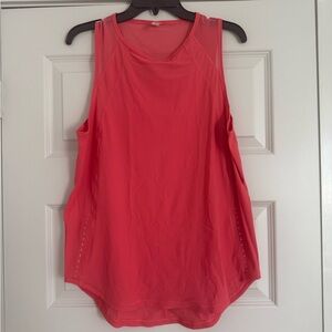 Lululemon Athletica Orange Pink Relaxed Tank Top